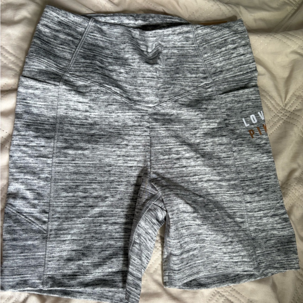 PINK Victoria's Secret Gray Bike Shorts